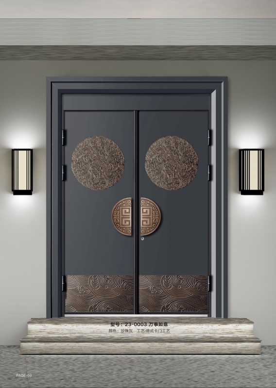 23-0003-輕奢美墅門